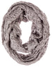 Rampage Lurec Lace Knit Infinity Blanket Wrap Fashion Scarf's»Gray