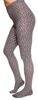 Nicole Miller Waffle Textured Footed Tight for Women