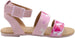 Rampage Girls' Big Kid Slip-On Tie-Dye Sandals with Ankle Straps, Open-Toe Flat Fashion Summer Shoes