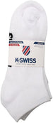 K-Swiss Menâ€™s Flat Knit Solid Low-Cut Socks, Size 10-13, 10-Pack