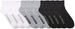 Ben Sherman Menâ€™s 10-Pack Quarter Length Solid Socks - Logo Bottom Print, Ribbed Trim