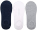 Ben Sherman Menâ€™s 3-Pack Casual Solid Sneaker Socks - Natural Cotton Blend