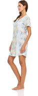 Women's Soft and Comfy Sleepwear, V-Neck Sleepshirts/Nightgown/Loungewear