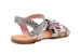 dELiAs Girls Fashion Sandals Glitter Summer Party Flats with Ruffle Strap