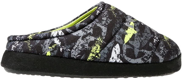 Zac & Evan Boy's Comfy Printed Jersey Slippers With Quilted Upper