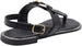 bebe Girls' Big Kid Slip-On Thong Sandals with Rhinestone Welt and Quilted Footbed, Open-Toe Flat Fashion Summer Thong Shoes