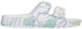 Women's Colorful Double Buckle Strap Footbed Slide Sandals, Comfortable Fashion Flats