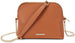 Women’s Saffiano Dome Crossbody Bag with Chain Strap