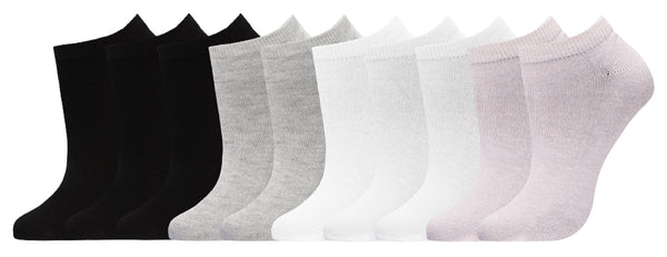 Betsey Johnson Women's 10 Pack No Show Low Cut Socks