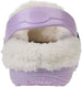 Rampage Girl's Cute and Comfy Rainbow Glitter Clogs with Sherpa Lining Easy Slip-On