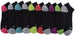 Womenâ€™s Flat Knit Solid Low-Cut Socks