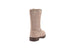 bebe Toddler Girls Little Kid Easy Pull On Tall Microsuede Winter Boots Embellished with Glitter Trim and Rhinestones