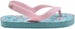 Chatties Toddler Baby Girls’ Little Kid Printed Rubber Flip Flops with Elastic Strap - Cute Lightweight Summer Slipper Shoe