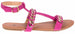 Chatties Ladies Woven Chain Nubuck Sandals