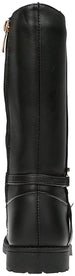 bebe Girls Riding Boot With Bebe Rhinestone Medallion Details