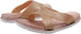 Chatties Women's Slip-On PCU Glitter Slide Sandals, Open-Toe Flat Fashion Summer Slipper Shoes