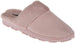 Women's Warm and Comfy Microsuede Slipper with Faux Fur Collar