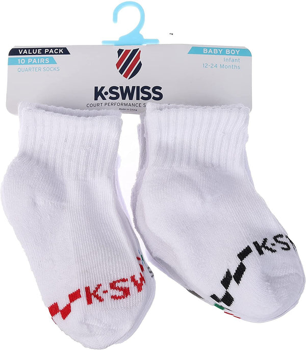 Boyâ€™s Socks | Quarter Socks, Breathable, Non-Slip, Cute Socks for Toddlers, 10 pack