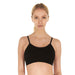 Women's Seamless workout Sports Bra with Wide Elastic Band and Removable Pads