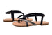 Via Rosa Ladies Fashion Sandals Pu Multi Strap Caged Summer Thong Flats