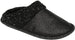 Rampage Girl's Fluffy And Cute Glitter Slippers With Knit Collar & Faux Fur Sock