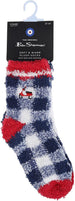 Ben Sherman Toddler Boysâ€™ Socks- Plush, Fuzzy Embroidery Cute Design Winter Warm Christmas Socks for 3 Pack