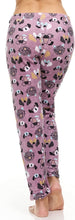 Women's Sleep & Lounge Plush Pajama Pants with Lurex Drawstring