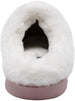 kensie Girls' Big Kid Slip On Plush Fluffy Shimmer Knit House Slippers with Faux Fur, Cute Warm Comfortable Shoes for Home