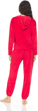Women's Long Sleeve Pullover with Hoodie and Jogger Pants, 2-PC Set for Women
