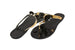 Sara Z Ladies Metallic T-Strap Jelly Sandals
