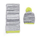 Chatties Marled Knit Beanie and Oblong Scarf Set