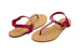 Sara Z Girls Vegan Thong Sandal with Rhinestone Detail