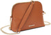 Women’s Saffiano Dome Crossbody Bag with Chain Strap