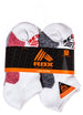 RBX Ladies Low Cut Womens Socks - X-Dry Technology - White/Pink - Shoe Size 4-10/Sock size 9-11