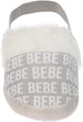 bebe Girl's Fashionable Microsuede Slippers With Elastic Back Fluffy Indoor Slippers For Girls