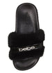 bebe Soft Slip-On Slide Slippers Casual Lounge Street Fashion Open Toe Flat Sandal for Girls Big Kid