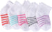 K Swiss Baby Girls Quarter Socks - Comfortable, Moist Wicking, Non-Slip Grip Kids Socks, for 10-Pack