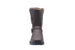 Via Rosa Women’s Short Mid Calf Moto Boots Embellished with Faux Fur Trim and Buckles