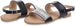 dELiAs Girls Big Kid Mirror Metallic Rhinestone Strap Sandal with Adjustable Back Strap - Fashion Summer Bling Shoes