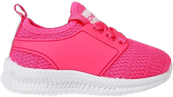 bebe Girls Casual Stylish Jogger Mesh Non-Slip Lightweight Sneakers for Toddler Girls