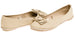 Chatties Ladies Canvas Espadrille Flats Size 9/10 - Tan