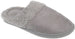 Women's Microsuede Slipper With Faux Fur Collar And Memory Foam Insoles
