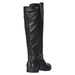 Women's Microsuede Knee-High Riding Boot Buckle Straps Slide-On Fashion Shoes