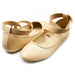 Sara Z Womens Ballet Flat Slip On Shoes with Elastic Ankle Straps Tan Brown Size 9/10